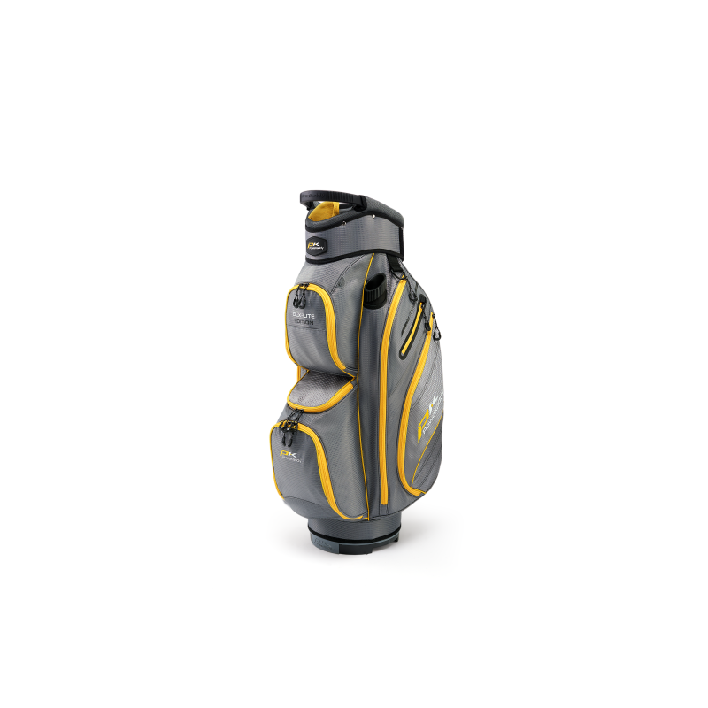 2022 PowaKaddy DLX-Lite Edition Bag Gun Metal/Žltá