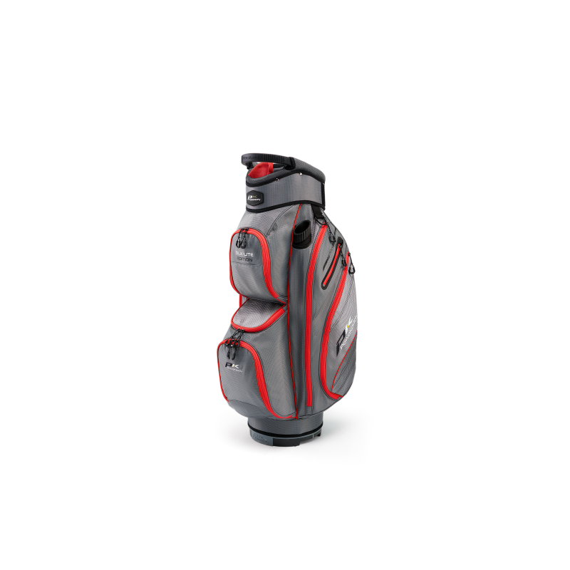 2022 PowaKaddy DLX-Lite Edition Bag Gun Metal/Červená