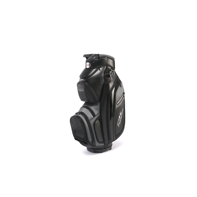 2022 PowaKaddy Premium Tech Bag  - Čierna s Gun Metal lemom